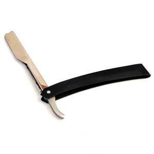 Professional <b>Straight</b> Edge Barber <b>Razor</b> Double Edge Blade Holder Classic Traditional Wet Shaving <b>Razor</b> for Smooth & Clean - Product Image 1