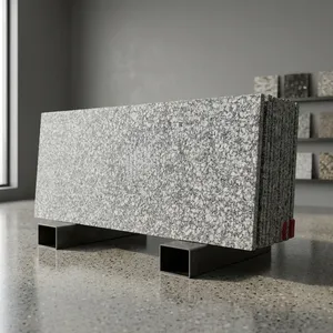 Elegant P White Leather Granite <b>Stone</b> Slabs Superior Quality Natural Granite for Kitchen Countertops Wall Cladding and Interiors - Product Image 1