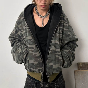 Sudadera con Capucha Personalizada, Corte Holgado, 100% Algodón, Impresión DTG, Tejido Grueso, Camuflaje para Caza, Sudadera con Capucha de Camuflaje para Hombre - Product Image 6