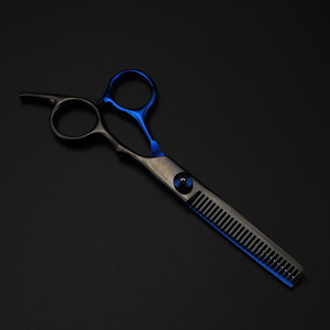 Tijeras de Peluquería Profesionales Más Vendidas y Juego de Tijeras de Entresacar para Estilizar el Cabello, Tijeras de Corte de Cabello Negras de Alta Calidad - Product Image 4