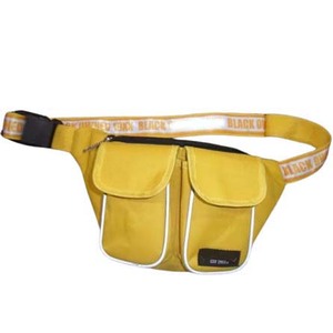 Multi-Functional Corduroy Waterproof Zipper Closure Barrel-shaped Waist Bag Men Women Sports Crossbody <b>Letter</b> Fashion Gift - Product Image 2