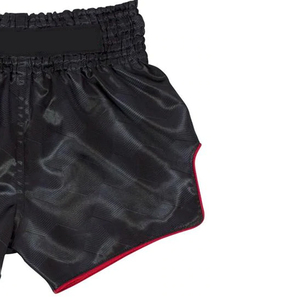 2026 Best Quality 100% Cotton Stretch Quick Dry Muay Thai Short Unisex MMA Fighting Shorts Customizable Front - Product Image 2