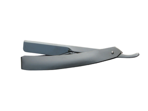 ที่ใส่ใบมีดโกนแบบตรงสำหรับมืออาชีพ ครึ่งใบมีด สแตนเลสสตีล อุปกรณ์โกนหนวดสำหรับร้านตัดผม  ปรับแต่งโลโก้ได้ เลือกสีได้ - Product Image 2