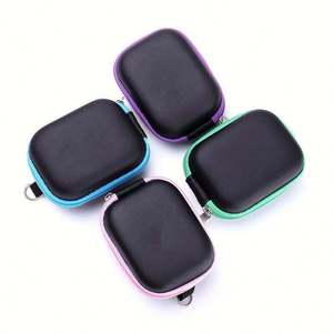 Colorful Trim <b>Box</b> Customized Size EVA Essential Oil Pouch Case Oxford Fabric with Zipper Closure Portable <b>Makeup</b> Storage - Product Image 1