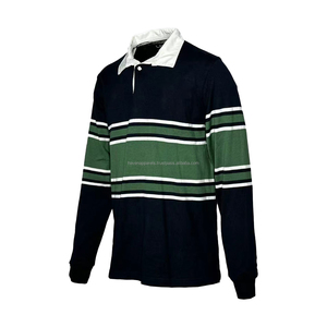 Knitted Rugby Jersey Cotton Available for 280gsm 300gsm 330gsm 350gsm 400gms Rugby Shirt Rugby <b>Jumper</b> - Product Image 2