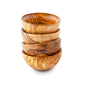 Cuenco de madera de acacia hecho a mano de la mejor calidad, vajilla decorativa hecha a mano pulida para servir alimentos, último diseño del fabricante - Product Image 1