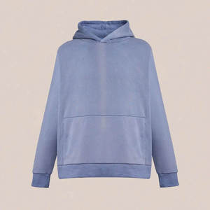 Meilleur sweat à capuche vintage double couche, délavé à l'acide, effet soleil, vieilli, coupe oversize, anti-boulochage, avec poches, design personnalisé, streetwear en molleton - Product Image 1