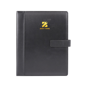 แฟ้มใส่เอกสารและสมุดบันทึกแบบห่วงหนัง 3 มิติ พร้อมหัวเข็มขัด - Product Image 2