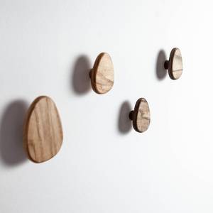 Premium Wooden <b>Wall</b> <b>Hooks</b> Modern Teardrop Shape Coat <b>Hook</b> for Bedroom Bathroom Hallway and Office Storage Solutions - Product Image 2
