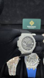 Cubierta de Bisel de Reloj Modificada con Incrustaciones de Diamantes VVS D Moissanite de Alta Calidad para GA-2100/GA-2110/GAB2100 - Product Image 5