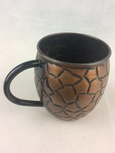 Mug Moscow Mule en cuivre pur martelé – Vaisselle et accessoires de bar idéaux pour cocktails, mocktails, boissons et cadeaux - Product Image 6