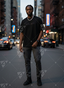 Fabriqué au Pakistan T-shirt pour homme de haute qualité 100% coton Service OEM Coupe ample Couleur et logo personnalisés Séchage rapide Respirant - Product Image 2