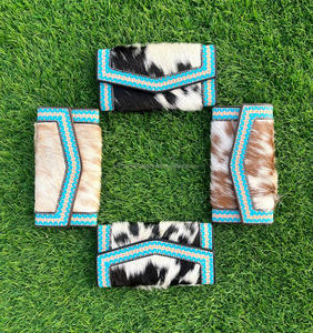 คลัทช์หนังขนเฟอร์เครื่องมือสีสำหรับผู้หญิงใหม่สไตล์ตะวันตกกระเป๋าเงินหนังเครื่องมือขายดีกระเป๋าสตางค์ที่ไม่ซ้ำใคร - Product Image 3