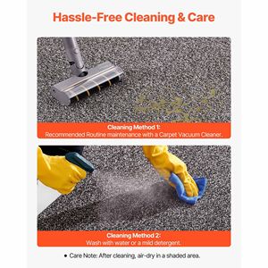 Tappeto d'ingresso commerciale 5 x 3 piedi, resistente, con retro in PVC, per interni ed esterni, per uso industriale - Product Image 5