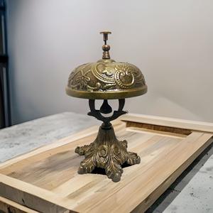 Campana de Escritorio Grande de Aluminio Vintage para Decoración de Oficina, Servicio de Mostrador, Recepción de Oficina con Sonido Nítido - Product Image 3