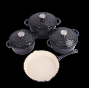 กระทะตุ๋นตื้นขอบเสริมความแข็งแรง ถาดอบอเนกประสงค์แบบตื้น กระทะตุ๋นตื้นสำหรับอบพาสต้า - Product Image 1