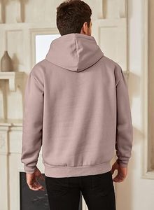 OEM/ODM Heavy Weight Blank Men's Oversized Hoodies & Sweatshirts <b>Thick</b> <b>Fleece</b> with Custom Logo Print Loose Fit for Winter Season - Product Image 2