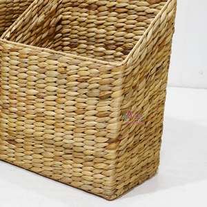 Artex Dong Thap Expositor de revistas de artesanía natural hecho a mano cesta de almacenamiento de algas marinas soporte de libros directo de fábrica - Product Image 2