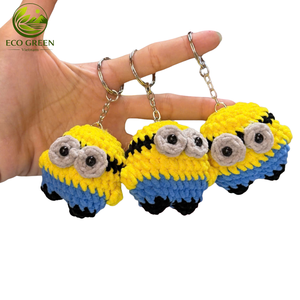 Cute Amigurumi Crochet Animal Keychain Handmade Mini Plush Pendant Fashion Bag Charm for Women Teen Girls - Product Image 4