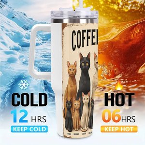 Custom Logo Stainless Steel Tumbler 40oz Insulated Travel Mug For <b>Coffee</b> Tea Drinks - Product Image 6