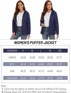<b>Reversible</b> Women's Puffer <b>Jacket</b> Dual Color Multi-Functional Winter Wear - Product Image 2