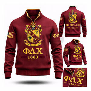 Suéteres Personalizados Premium con Bordado de Letras Griegas, Sudadera para Fraternidades, Suéter con Letras Griegas para Hombres y Mujeres - Product Image 4