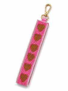 Llavero de Corazón con Cuentas Hecho a Mano Sstringz, Colgante Decorativo de Corazón, Porta Llaves, Adorno Elegante para Mochila, Regalo Promocional Personalizado - Product Image 3
