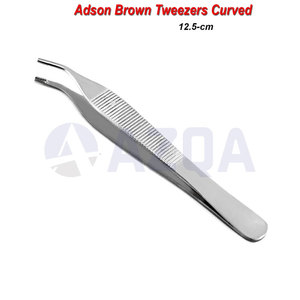 Pinzas Adson de Acero Inoxidable para Tejidos, Curvas, para Aplicación de Apósitos, Instrumento Quirúrgico con Certificación CE - Product Image 4