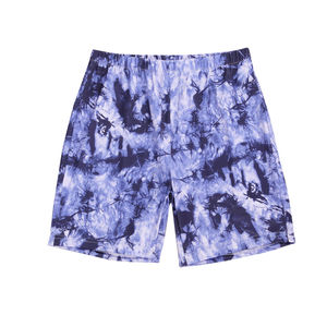 Pantalones Cortos Tie Dye para Hombre, Algodón Premium, Estilo Casual Urbano, Pantalones Cortos para Descansar, Cintura Elástica, Ajuste Cómodo, Ropa de Verano - Product Image 1