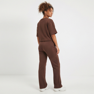 Conjunto Deportivo de Alta Calidad para Mujer, Camiseta y Pantalones Deportivos con Estampado Personalizado, Ropa Deportiva para Entrenamiento - Product Image 5