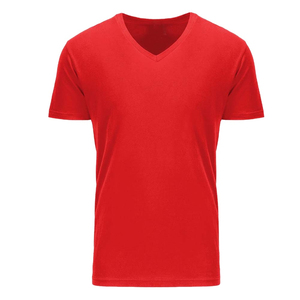 Custom Made <b>Men</b> Fitted Bulk Short Sleeve <b>Men's</b> V-Neck T-Shirt Make Your Own Casual Stylish Fitted <b>Stretch</b> <b>Men's</b> V Neck T Shirts - Product Image 3