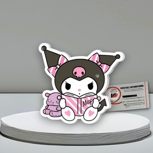 Plaque d'extension de cils magnétique en acrylique de haute qualité, motif papillon, cercle, diamant, cœur Kuromi, Hello Kitty - Product Image 2