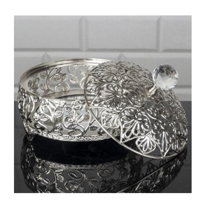 <b>High</b> Quality Stylish Metal Bowls for Home <b>Kitchen</b> Dining <b>Table</b> Luxury & Attentive Design for Nuts Chocolates at Low Price - Product Image 1