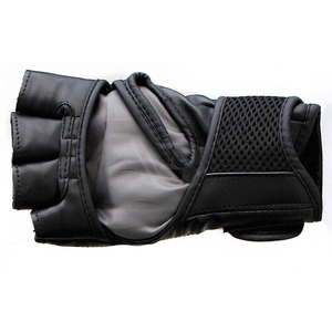 Gants de MMA en cuir de vachette avec logo et couleur personnalisés, gants d'entraînement lacés pour la boxe en plein air, antidérapants, haute qualité - Product Image 4