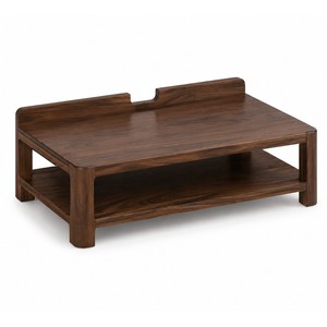 Support pour disques vinyles artisanal en noyer - Meuble de rangement pour vinyles brun foncé - Vente en gros - Product Image 1