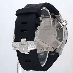 Montre de sport de luxe en édition limitée Offshore Iced Out avec bracelet en caoutchouc, mouvement automatique, affichage de la date - Product Image 4