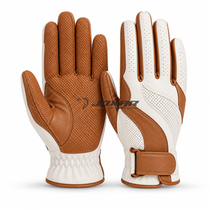 Durable equestrian gloves featuring reinforced palms breathable materials and reliable <b>grip</b> for comfortable <b>control</b> during horse - Product Image 1