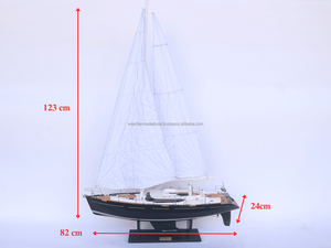 Modèle de yacht à voile de luxe inspiré de OYSTER 54 Cadeau et pièce d'affichage nautiques fabriqués à la main - Product Image 2