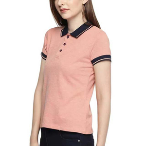 Chemises polo pour femmes en tissu de coton, respirantes, à manches courtes, pour le golf, t-shirts blancs pour femmes, nouvelle arrivée, vente chaude - Product Image 5