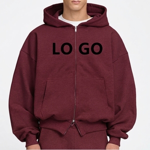 Mens <b>Vintage</b> Hoodie <b>Oversized</b> Heavyweight Washed Cotton Fleece Custom Logo Streetwear Pullover <b>Sweatshirt</b> - Product Image 6