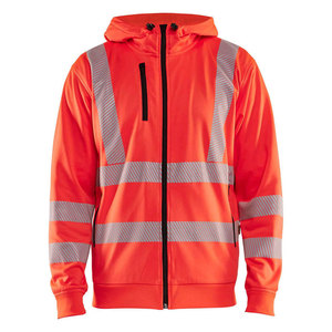 Custom Professional <b>Work</b> Apparel Reflective Hoodies Safety Wear Front Pocket Long Sleeve Casual <b>Waterproof</b> ANSI Class 2 EN ISO - Product Image 1