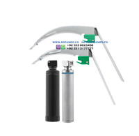 Laryngoscope à LED standard ROCKMED à usage unique en acier inoxydable, systèmes de lames Europa Miller, instruments ORL électriques