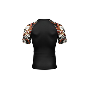 OEM Graphic Print Dry Fit Gym T <b>Shirt</b> <b>Men</b> Custom Logo Bodybuilding <b>Compression</b> Top Slim Fit Running Sports Wear Wholesale - Product Image 5