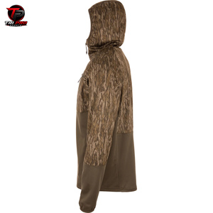 Sudadera de Caza para Hombre, Diseño de Camuflaje de Corteza de Madera y Verde Oliva, con Cierre de Cremallera en el Pecho y Bolsillos Verticales - Product Image 5