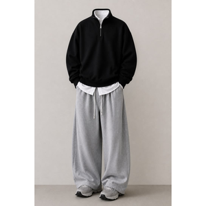 Survêtements de sport pour hommes avec fermeture éclair, personnalisés avec logo, imprimés, tricotés, imperméables, respirants, légers, 100% coton, écologiques - Product Image 2