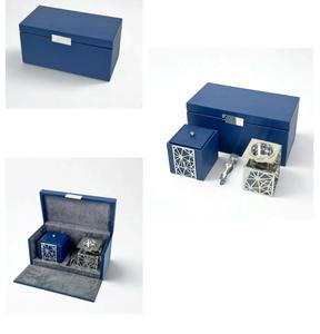 Quemador de incienso de lujo de acero inoxidable cortado a láser con pinzas, caja de cuero premium, soporte para incienso árabe, set de regalo para Ramadán y Eid - Product Image 5