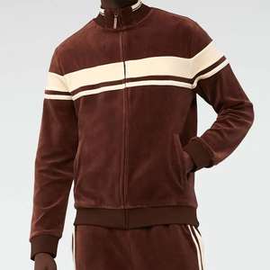 Survêtement en velours imprimé à capuche pour homme, velours premium, doux et chaud, deux pièces, élégant, décontracté, vêtements de sport pour homme - Product Image 2
