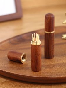 Handmade Wooden Toothpick Holder Owl Design <b>Rustic</b> Table Decor Kitchen Accessory - Product Image 3