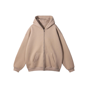 Wholesale Men Full Zip Hoodie Premium French Terry Hooded Sweatshirt Custom Design Private Label Apparel Manufacturer Men hoodie - Product Image 1