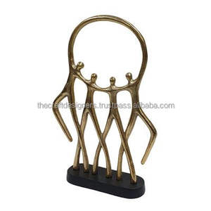 Accent décoratif en métal enduit d'argent Objet décoratif et sculpture en fonte d'aluminium super tendance Artisanat et modèle Prix bas - Product Image 6